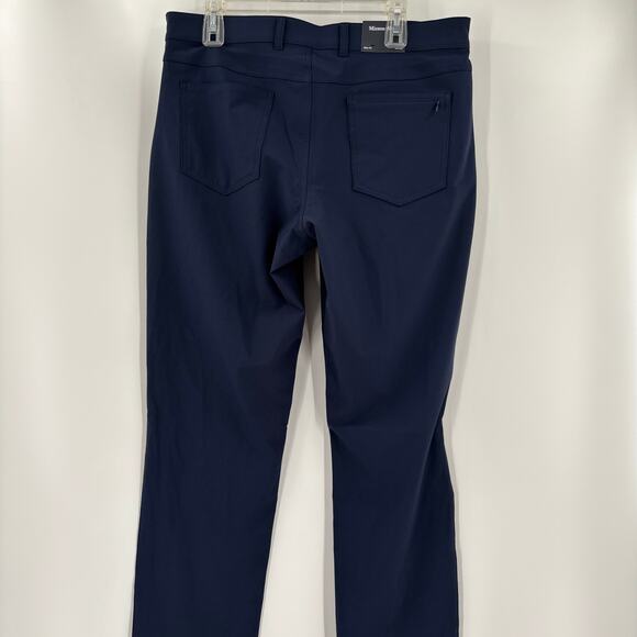 Mizzen & Main Navy Blue 34x32 Helsman Slim Fit 5 Pocket Pants NWT - Picture 8 of 8